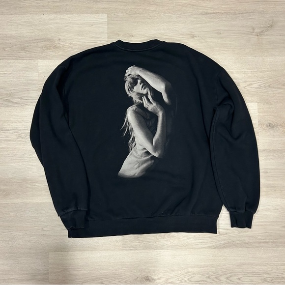 Tortured poets department black crewneck sweatshirt - Picture 2 of 3